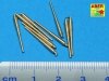 Aber 1:700L-11 Set of 9 pcs 406 mm long barrels for ships: North Carolina, Washington 1/700